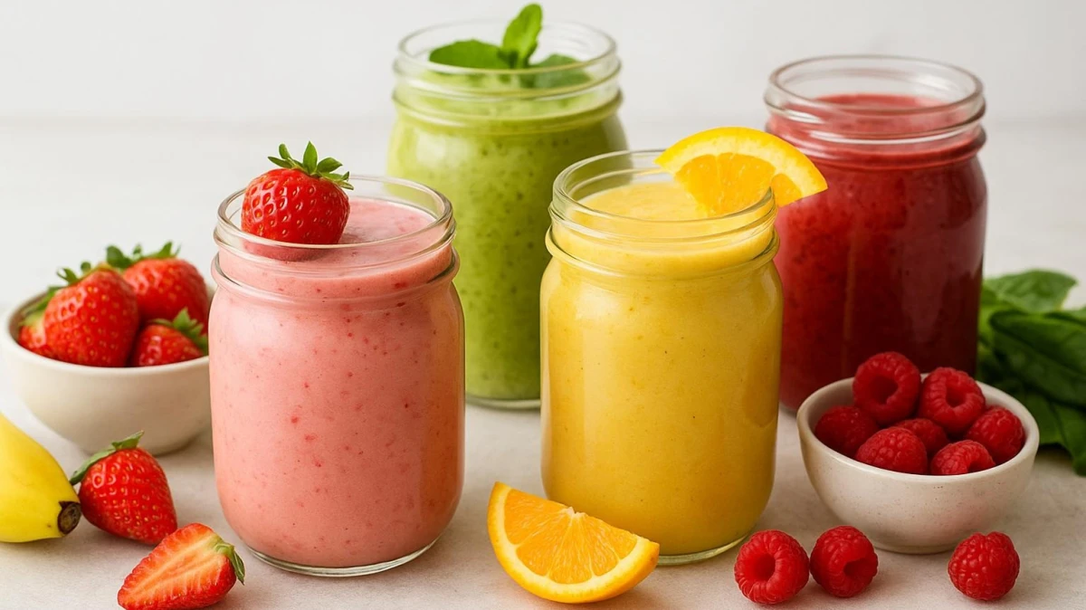 طرز تهیه ۱۰ اسموتی خانگی سالم و خوشمزه