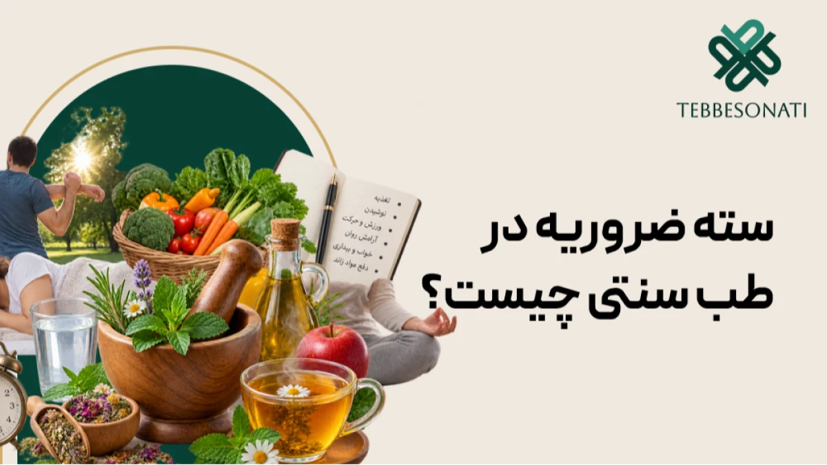 سته ضروریه در طب سنتی چیست؟ راهنمای کامل اصول شش‌گانه حفظ سلامتی